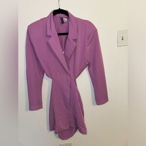 Purple “suit” dress